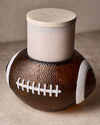 Football 3-Wick Candle Holder