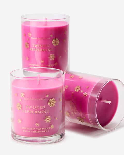 Twisted Peppermint Single Wick Candle