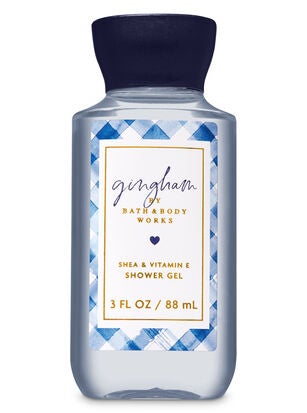 Gingham Travel Size Shower Gel
