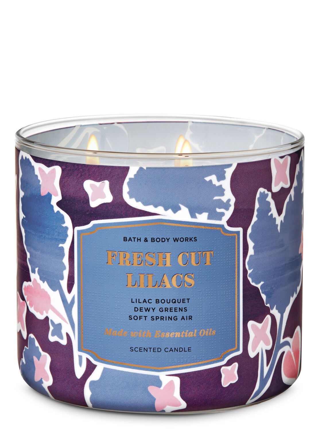 Fresh Cut Lilacs 3-Wick Candle - Bath And Body Works