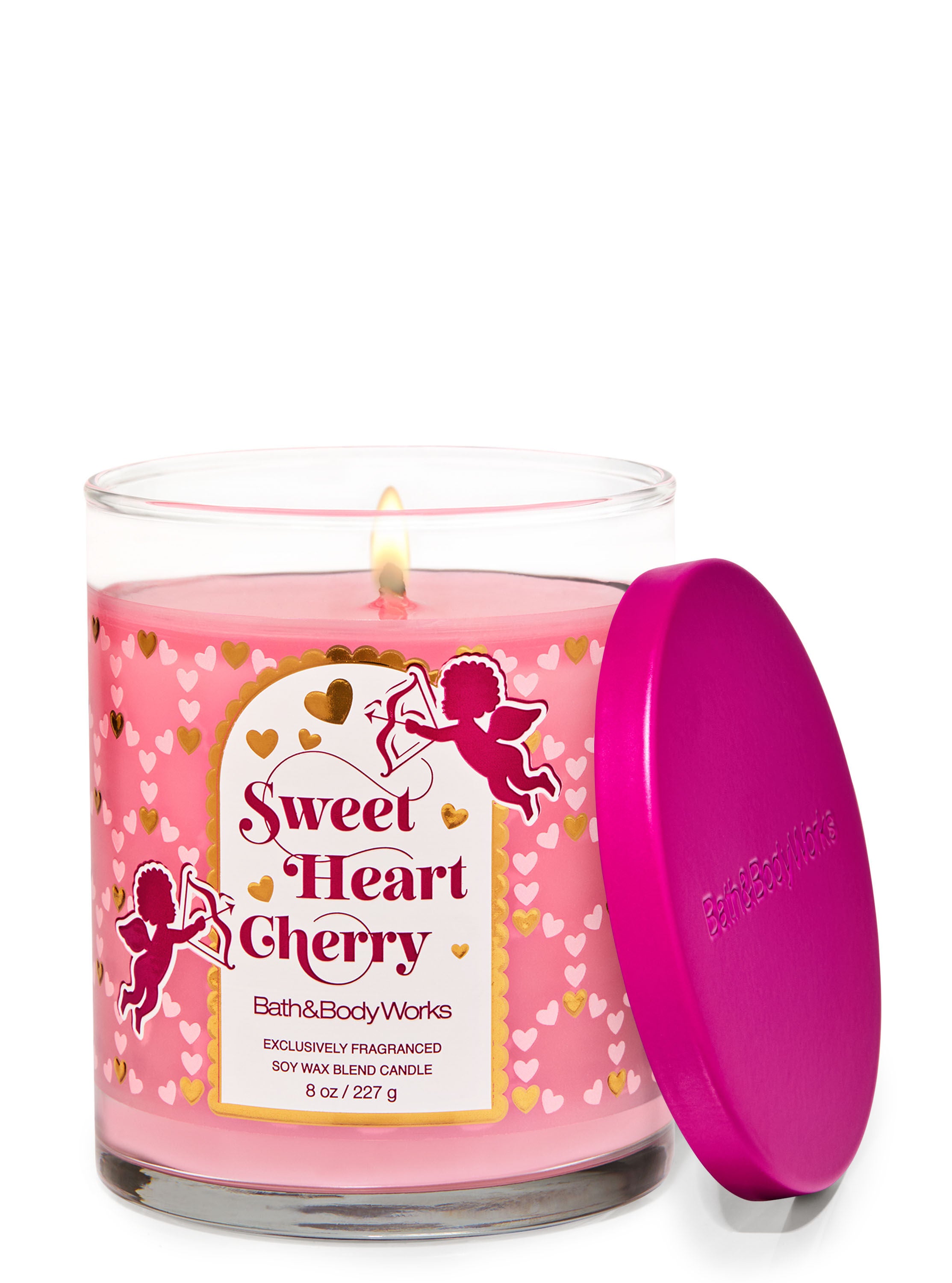 Sweetheart Cherry Single Wick Candle | Bath & Body Works