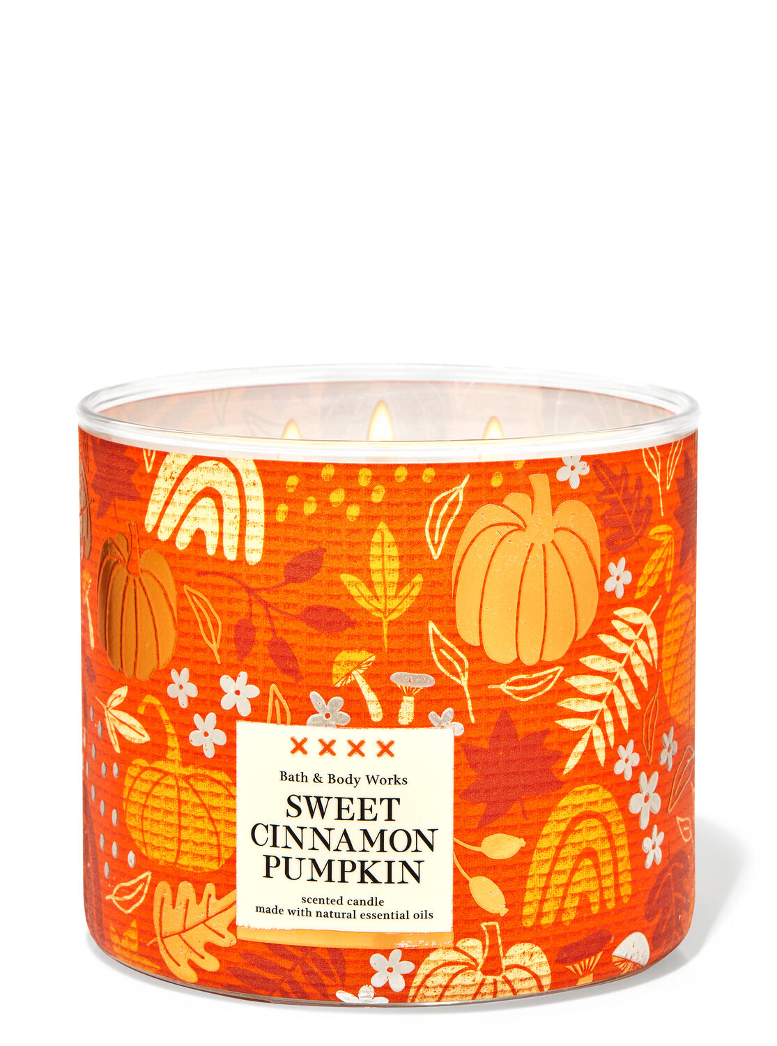 1 Bath & Body Works WHITE PUMPKIN Large 3-Wick Scented Candle 14.5 oz 