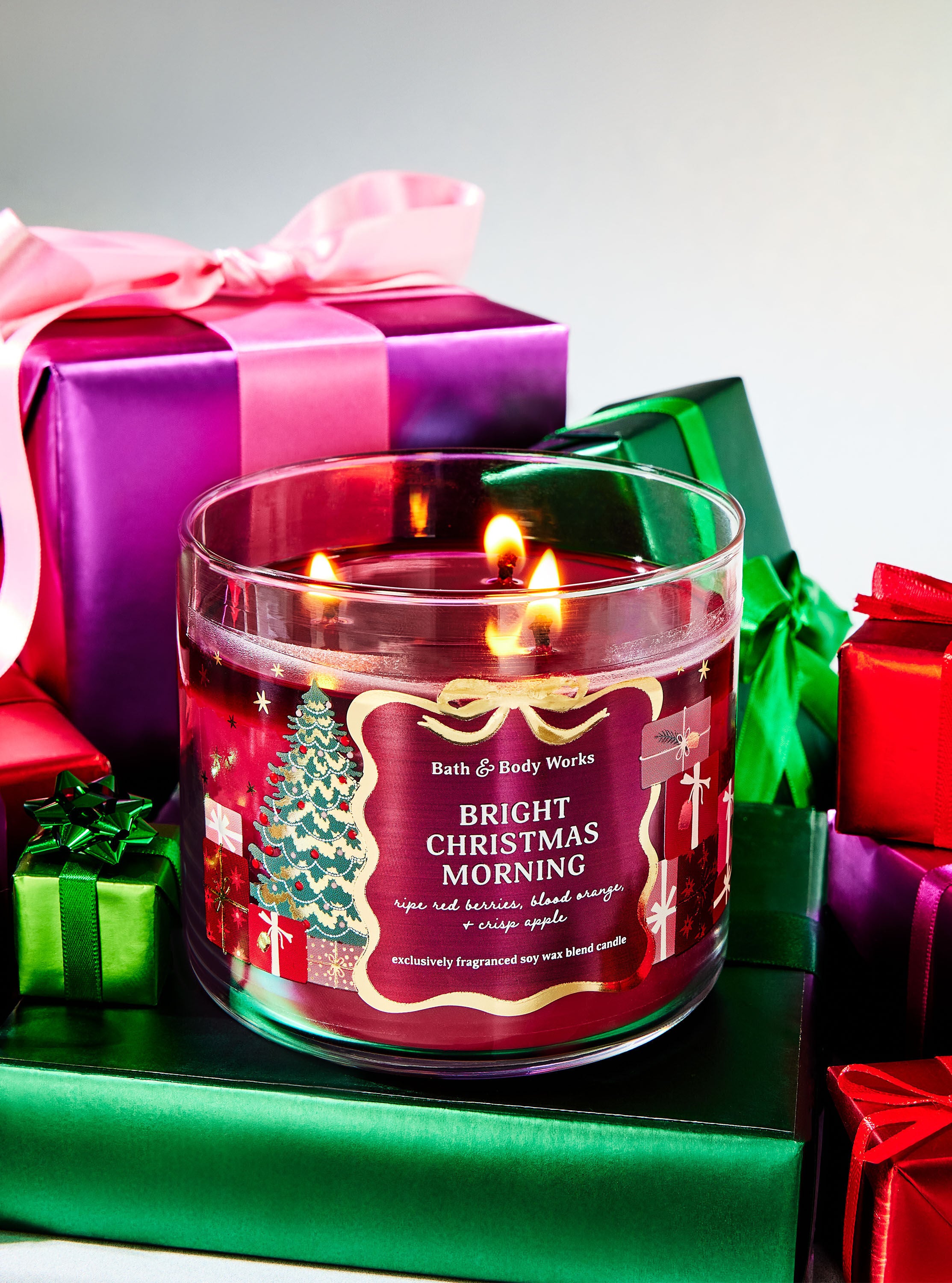【限定価格セール！】 Candle 3-Wick Morning Christmas Bright | Works Body & Bath ボディミスト