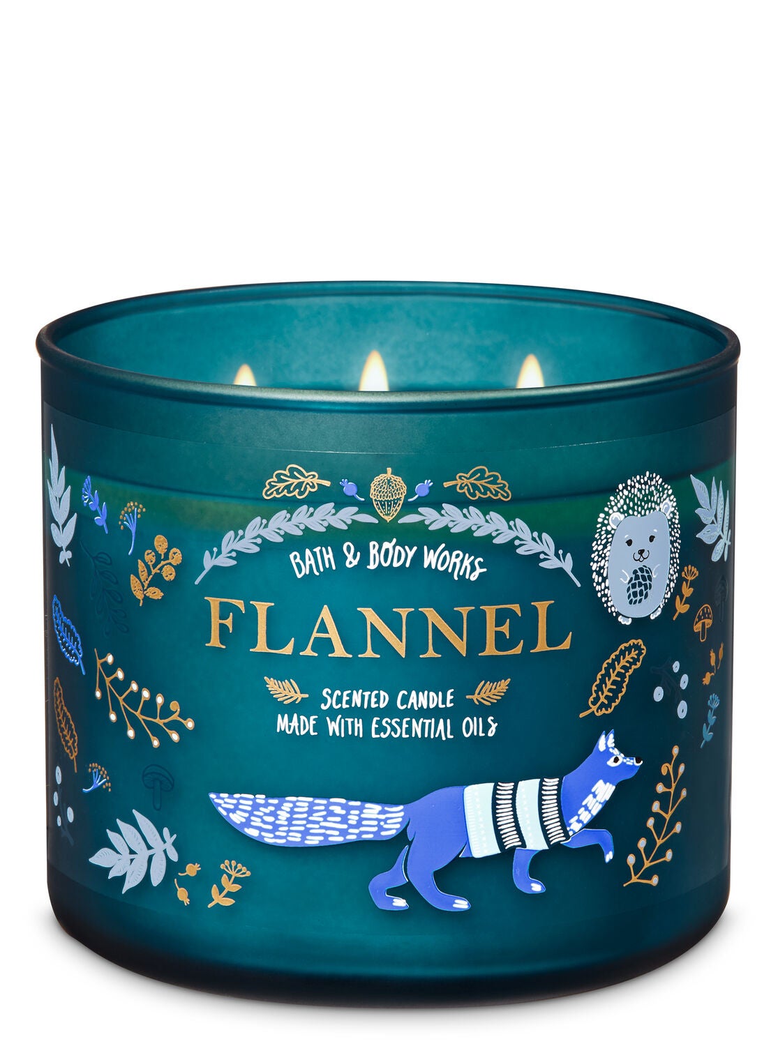 Flannel 3-Wick Candle - Bath And Body Works