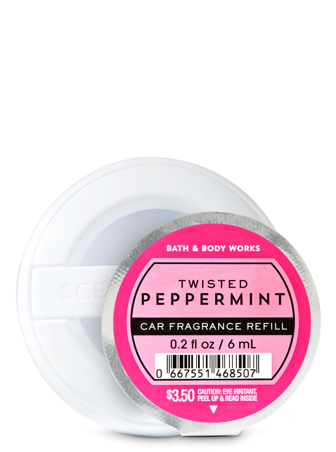 Twisted Peppermint Car Fragrance Refill - Bath And Body Works