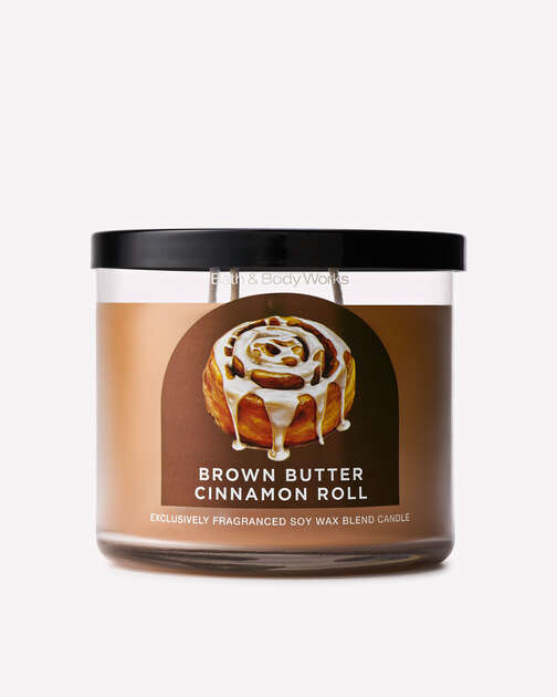 Brown Butter Cinnamon Roll 3-Wick Candle