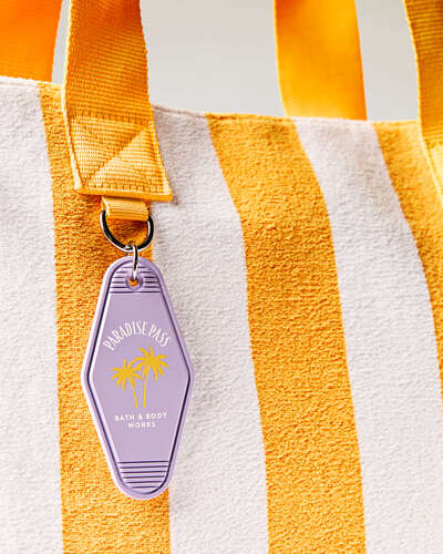 Yellow Striped Tote Bag