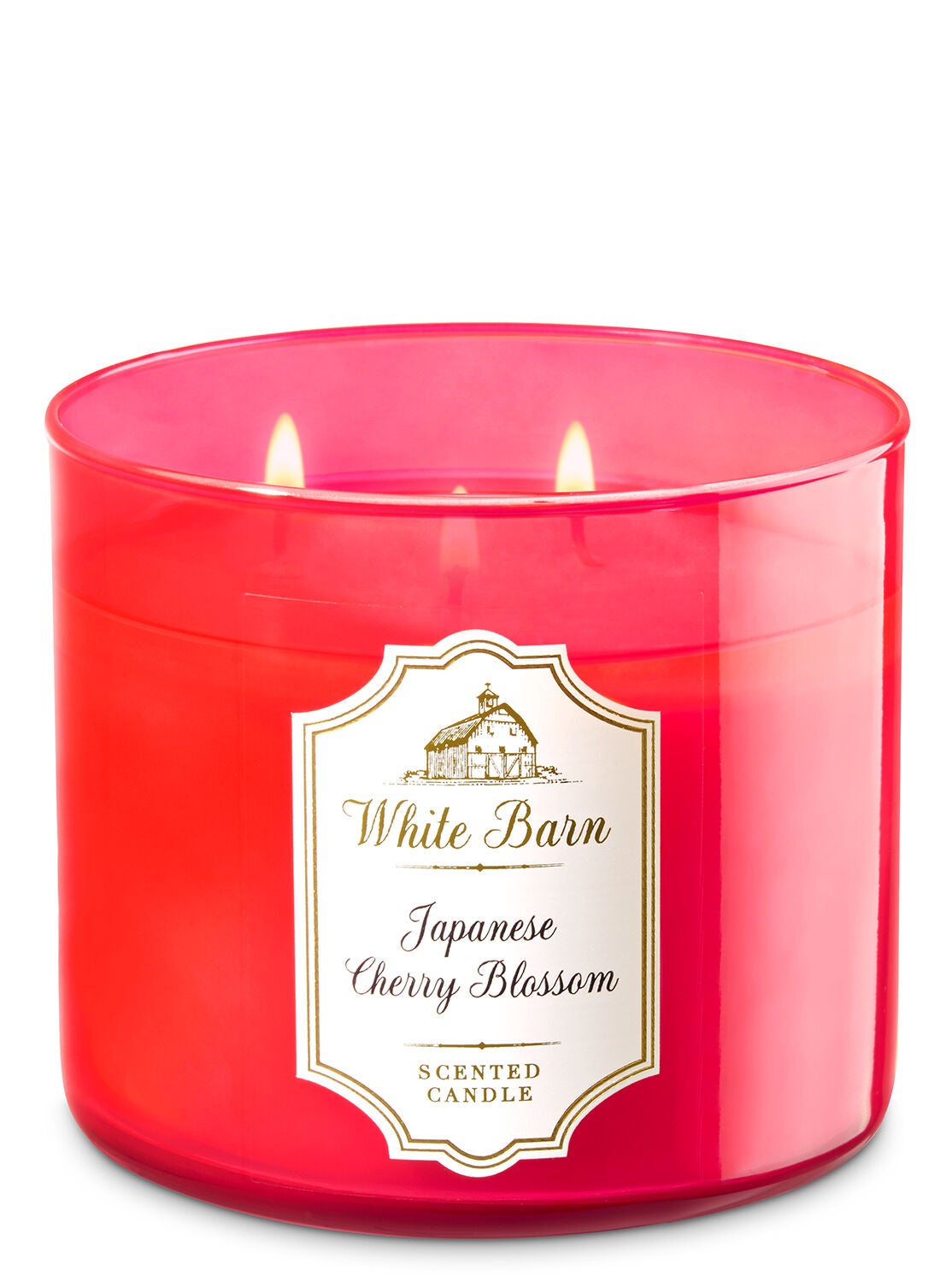 White Barn Japanese Cherry Blossom 3-Wick Candle - Bath And Body Works