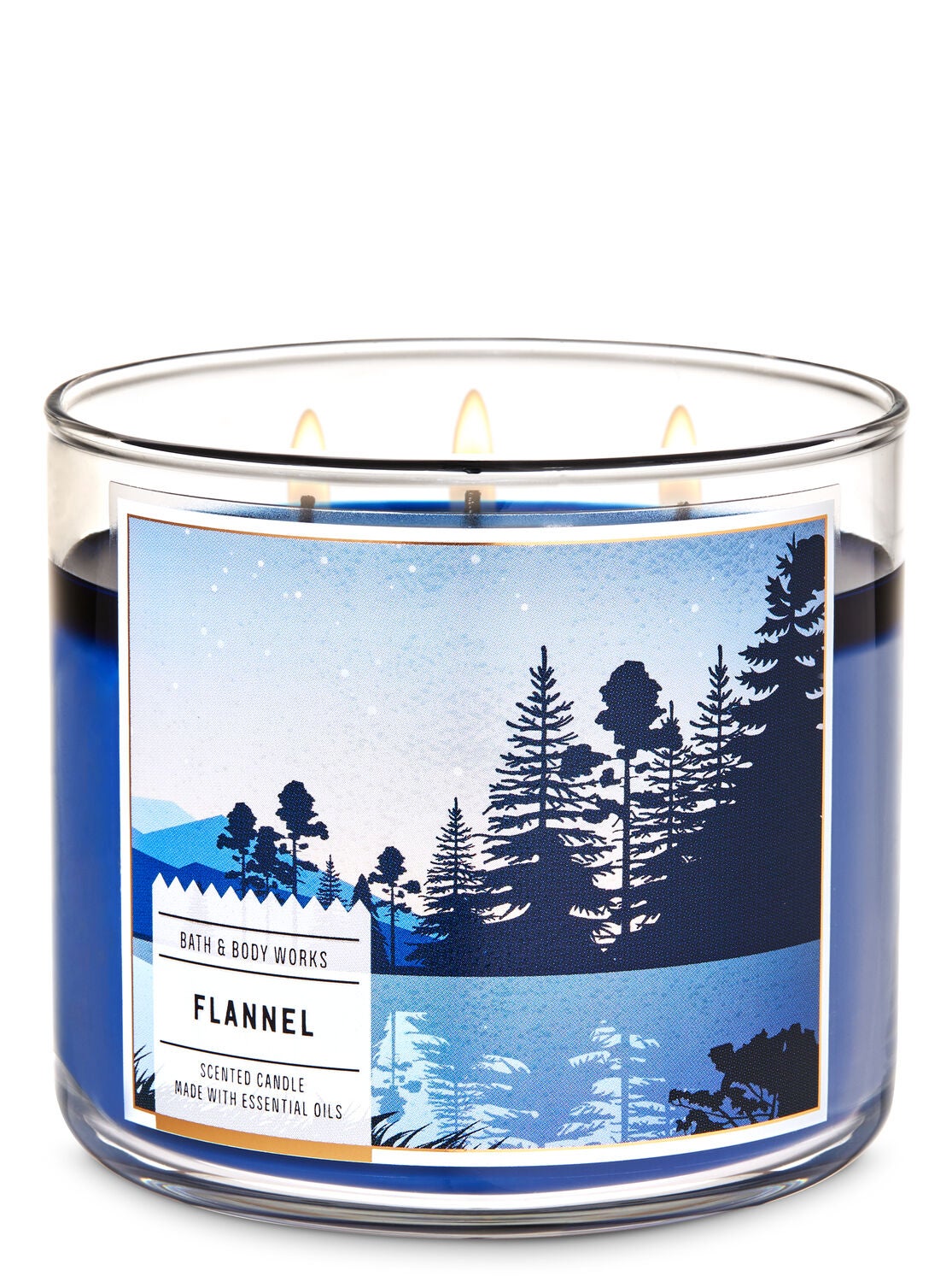 Flannel 3-Wick Candle - Bath And Body Works