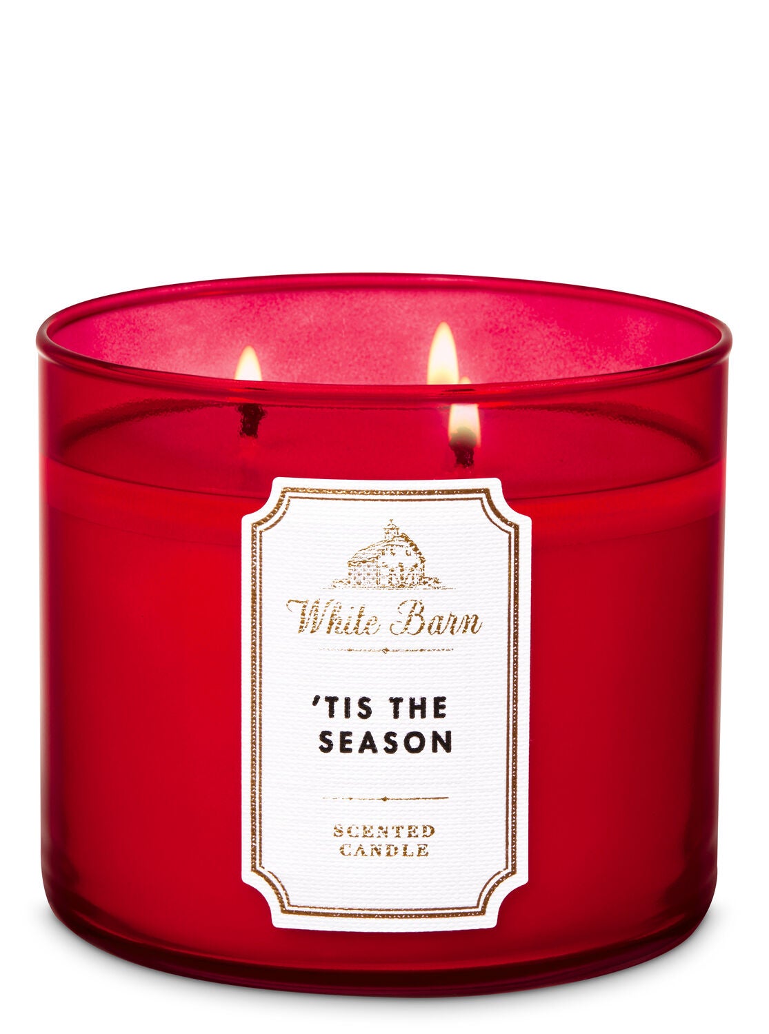 White Barn Tis the Season 3-Wick Candle - Bath And Body Works