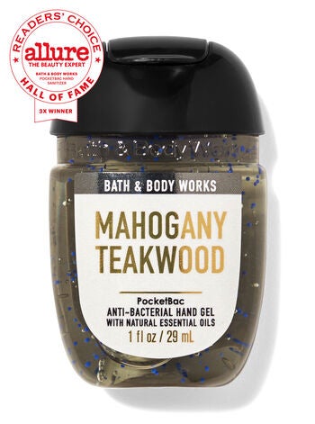 Mahogany Teakwood PocketBac Hand Sanitizer Bath & Body Works