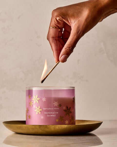 Marshmallow Snowfall 3-Wick Candle