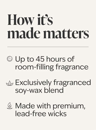 Vanilla Bean Single Wick Candle