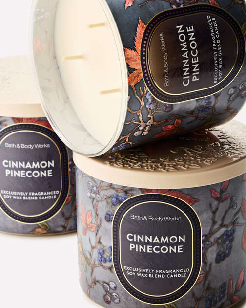 Cinnamon Pinecone 3-Wick Candle