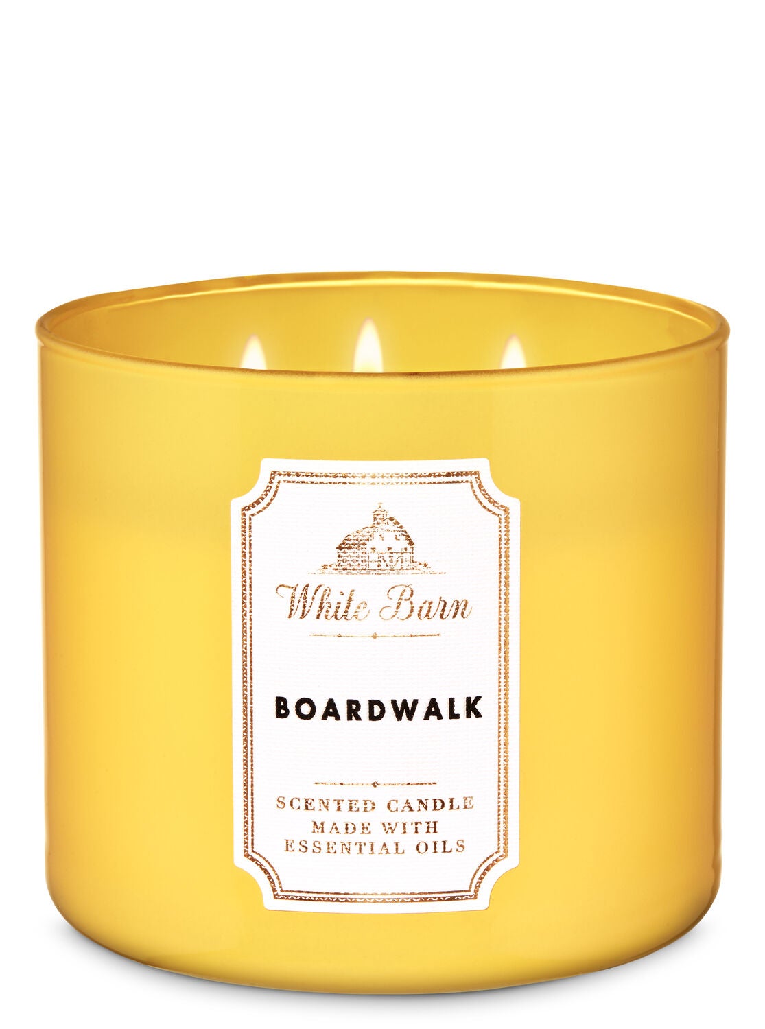 White Barn Boardwalk 3-Wick Candle - Bath And Body Works