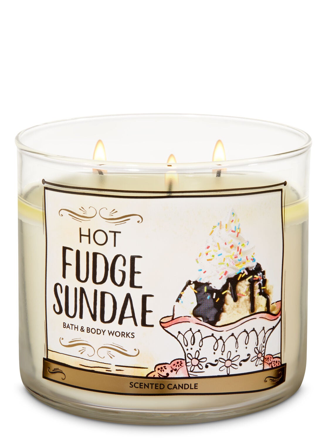 Hot Fudge Sundae 3-Wick Candle - Bath And Body Works
