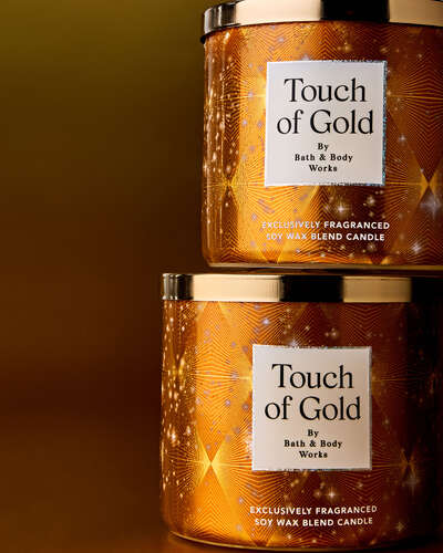 Touch Of Gold 3-Wick Candle