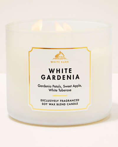 White Gardenia 3-Wick Candle