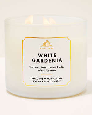 White Gardenia 3-Wick Candle