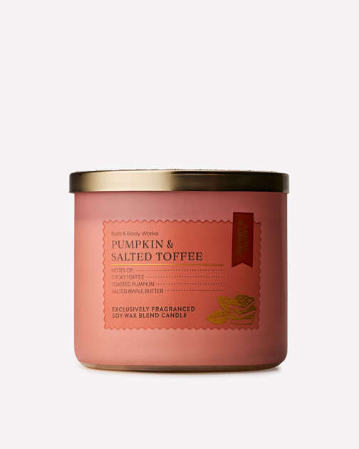 Pumpkin & Salted Toffee 3-Wick Candle