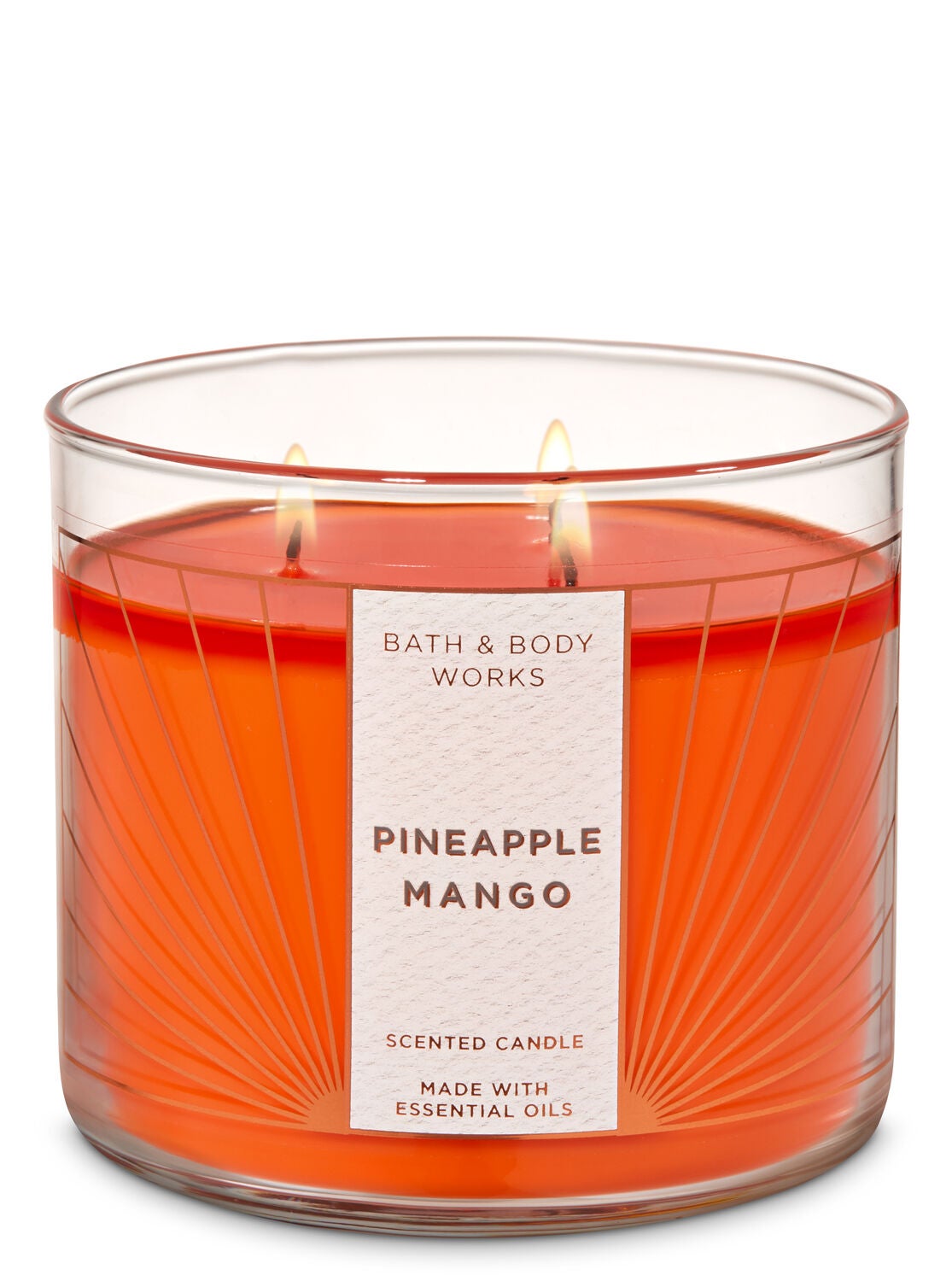 Pineapple Mango 3-Wick Candle - Bath And Body Works