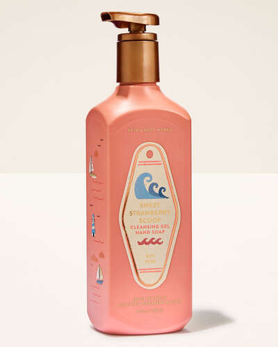 Sweet Strawberry Scoop Cleansing Gel Hand Soap