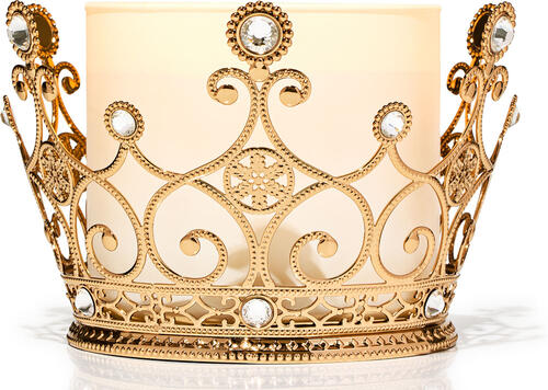 Dainty Crown 3-Wick Candle Holder
