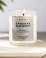 Mahogany Teakwood Single Wick Candle