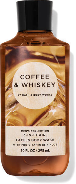 Coffee &amp; Whiskey 3-in-1 Hair, Face &amp;amp; Body Wash