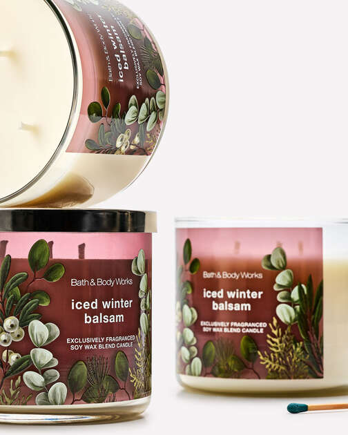 Iced Winter Balsam 3-Wick Candle