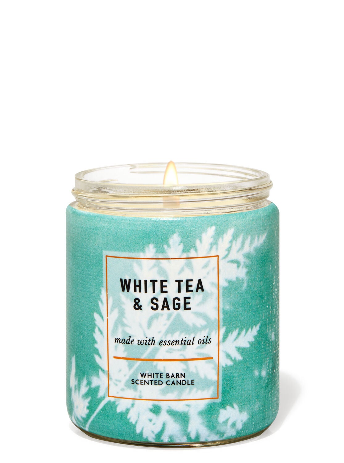 White Tea & Sage Single Wick Candle