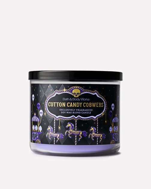 Cotton Candy Cobwebs 3-Wick Candle
