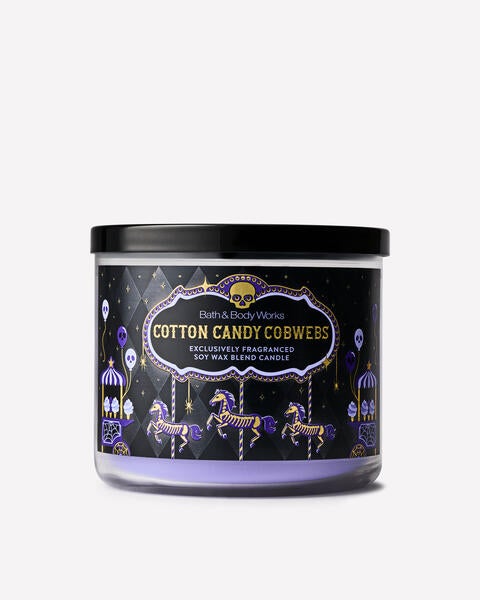Cotton Candy Cobwebs 3-Wick Candle