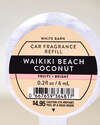 Waikiki Beach Coconut Car Fragrance Refill