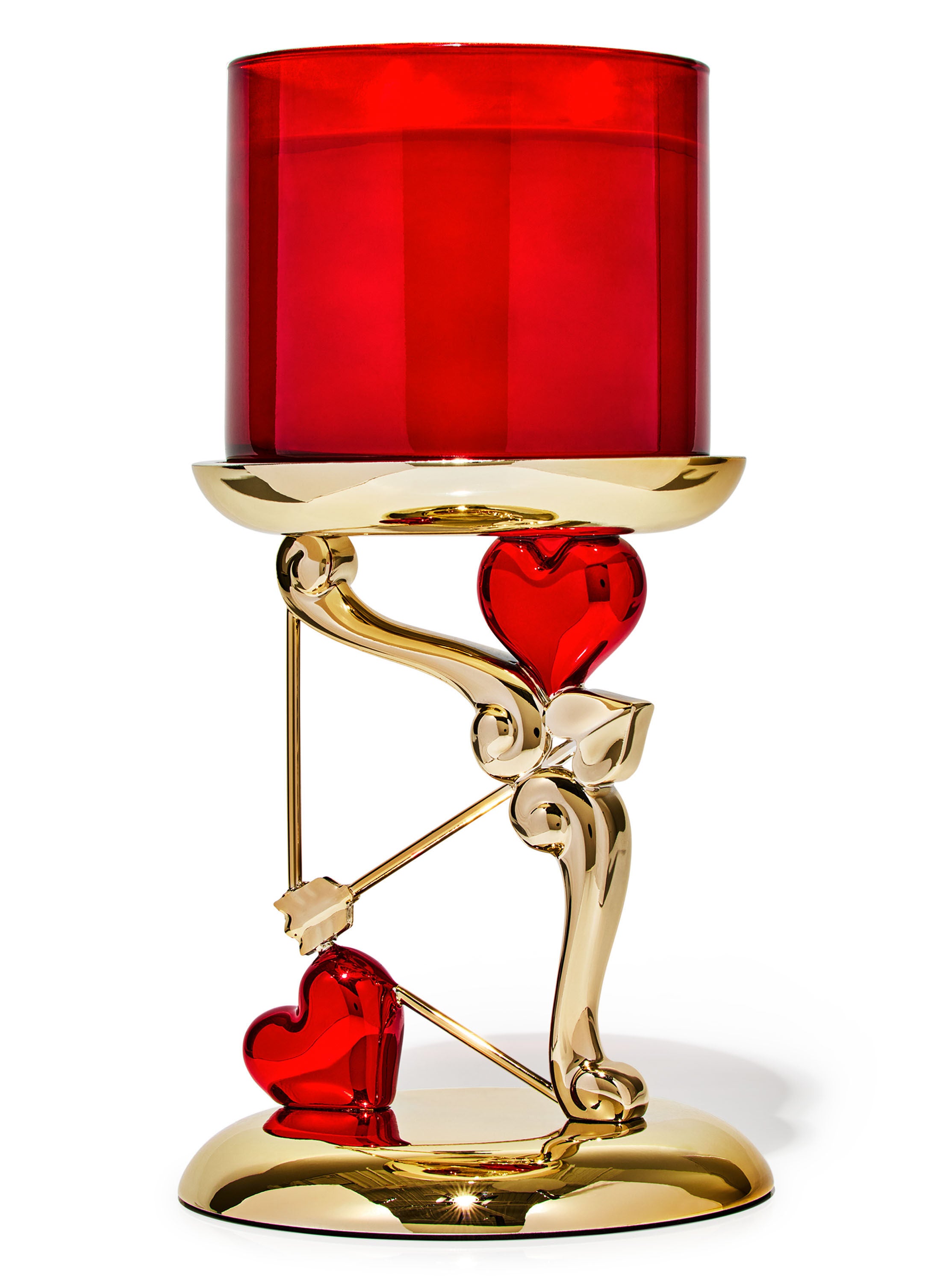 Heart Arrow Pedestal 3-Wick Candle Holder | Bath & Body Works