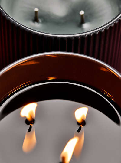 Mahogany Teakwood Intense 3-Wick Candle