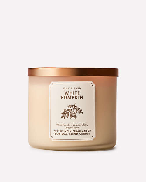 White Pumpkin 3-Wick Candle