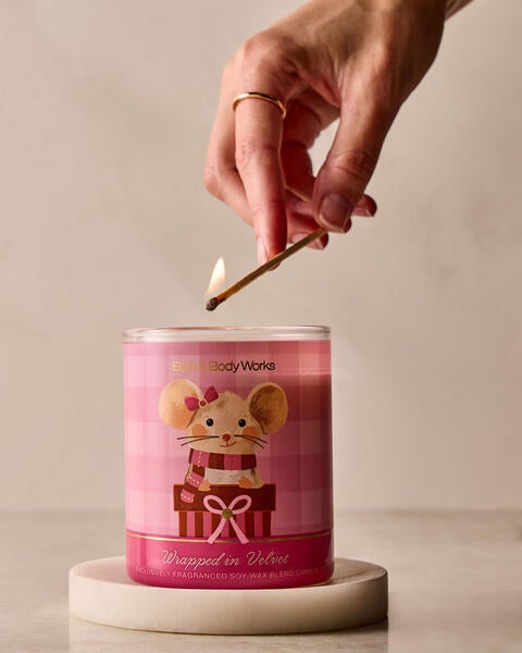 Wrapped in Velvet Signature Single Wick Candle