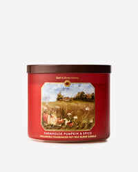 Farmhouse Pumpkin & Spice 3-Wick Candle