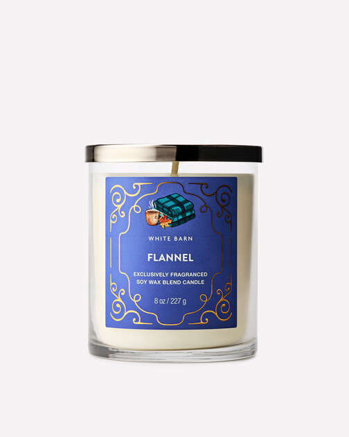 Flannel Single Wick Candle