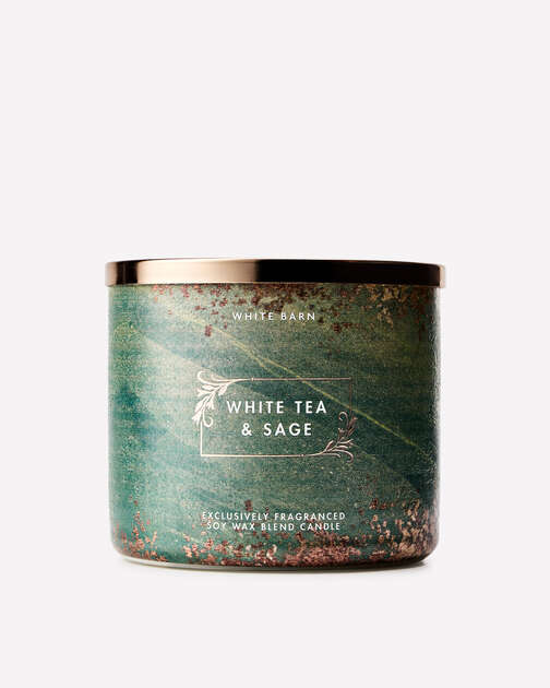 White Tea & Sage 3-Wick Candle