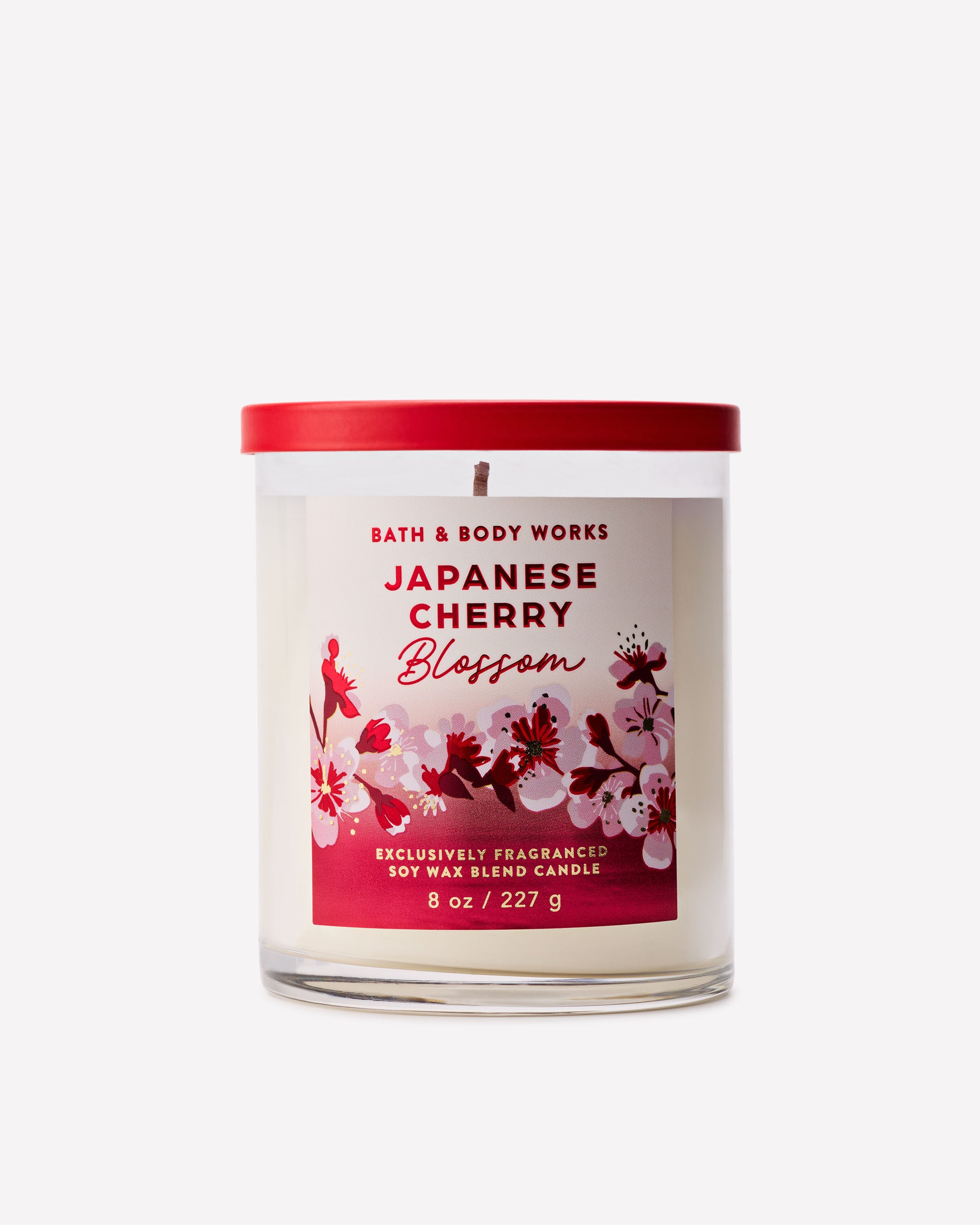 専用 Bath & Body Works Candle Body Wash Japanese Cherry Blossom Single Wick Candle | Bath & Body Works