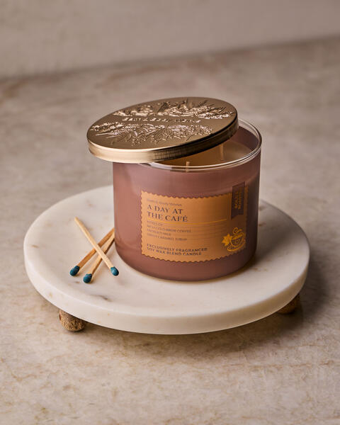 A Day At The Café 3-Wick Candle