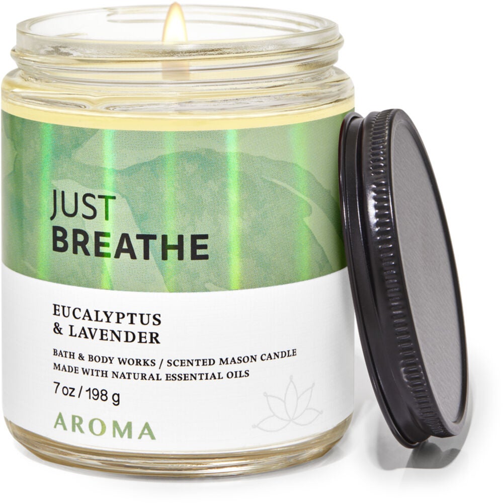 Eucalyptus Lavender Mason Single Wick Candle