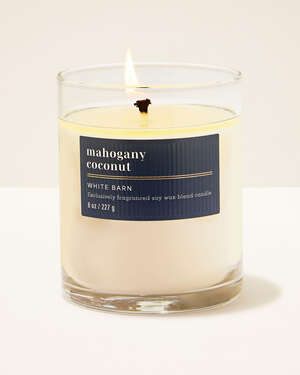 Mahogany Coconut Single Wick Candle