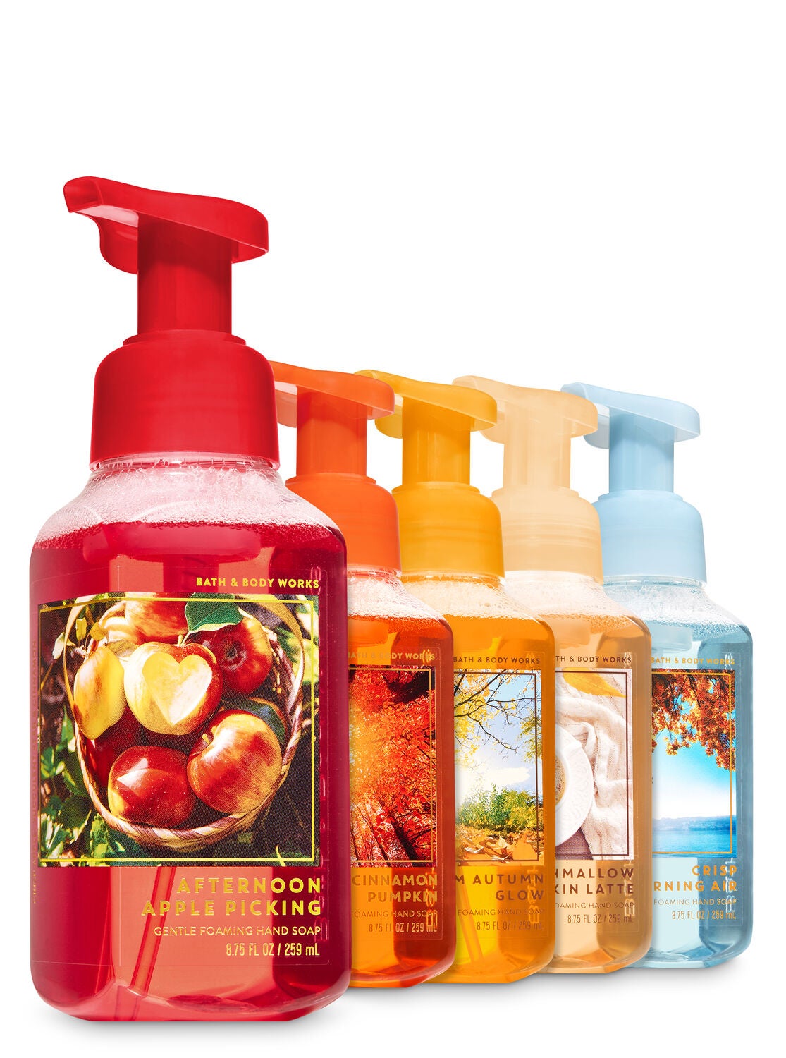 Fall Traditions Gentle Foaming Hand Soap, 5-Pack - Bath And Body Works