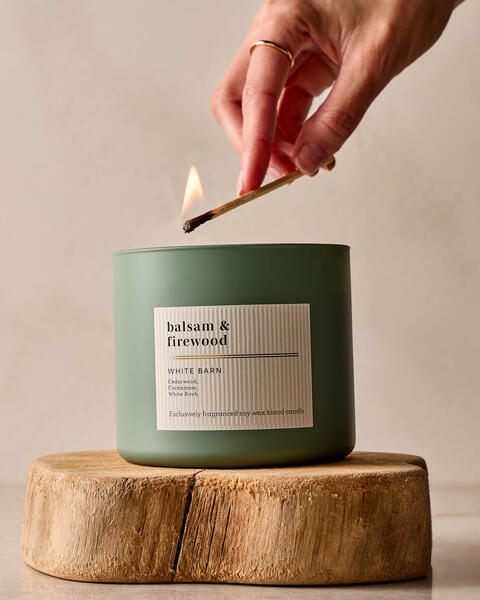 Balsam & Firewood 3-Wick Candle