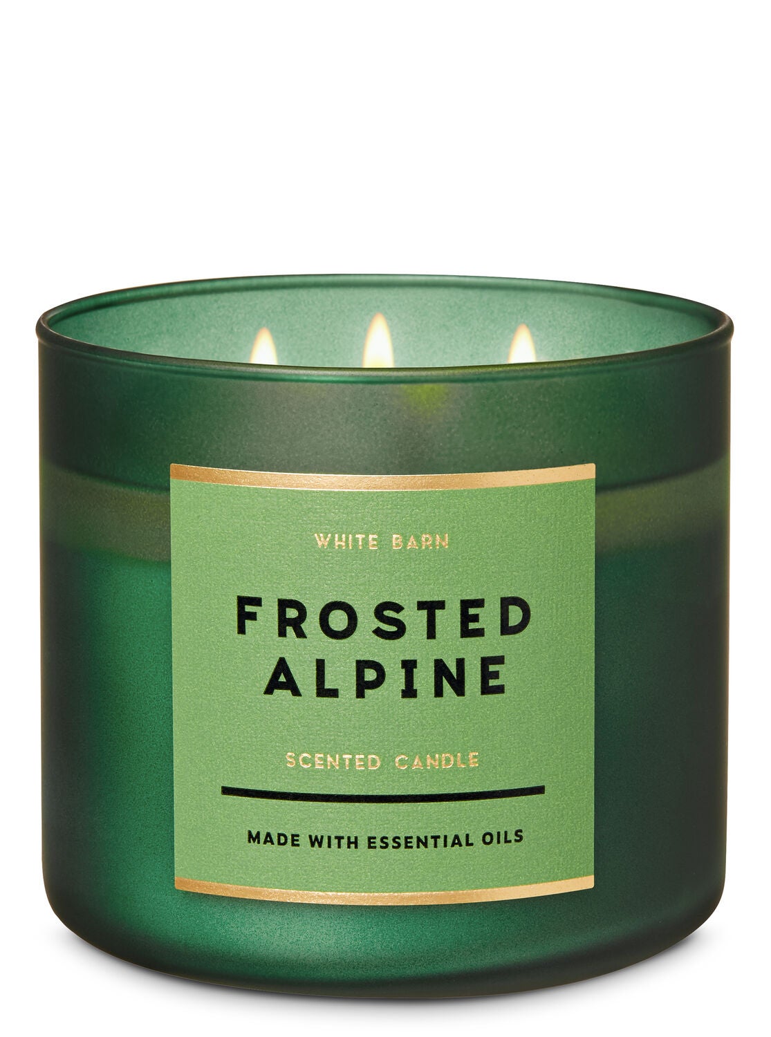 White Barn Frosted Alpine 3-Wick Candle - Bath And Body Works