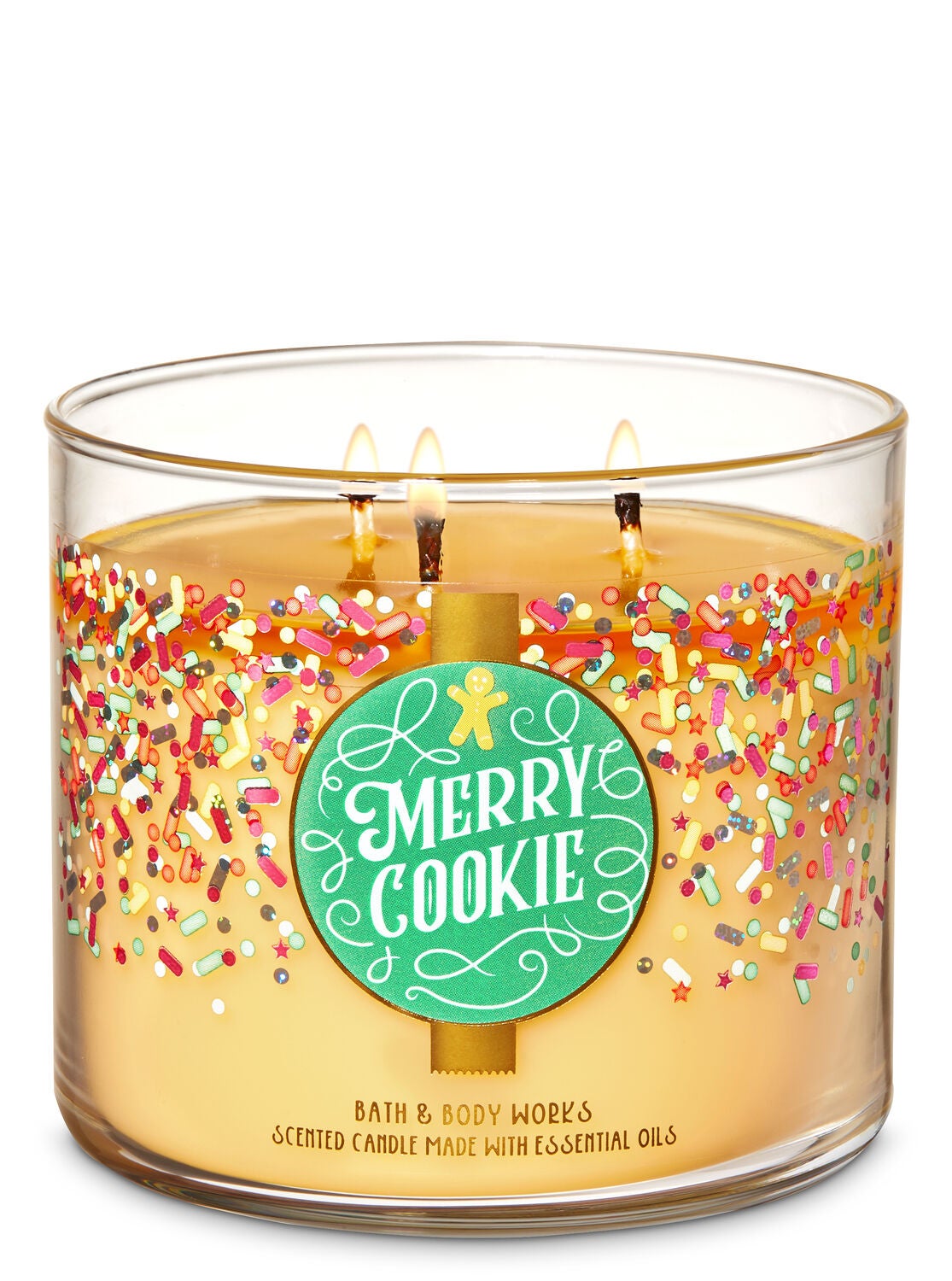 Merry Cookie 3-Wick Candle - Bath And Body Works