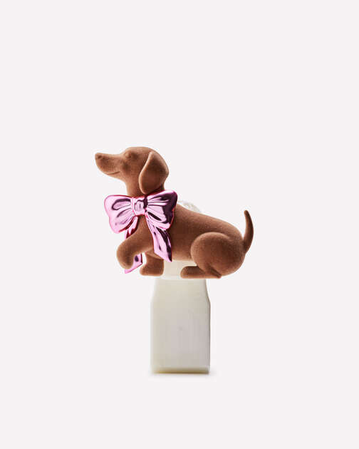 Dog with Bow Wallflowers Fragrance Plug